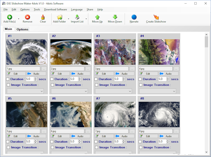 Windows 10 EXE Slideshow Maker 4dots full