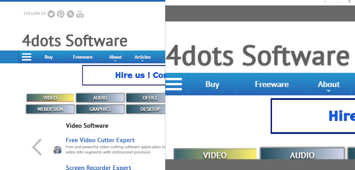 Windows 10 Magnifier 4dots full