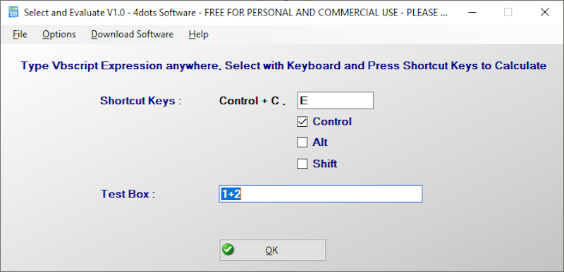 Windows 10 Select and Evaluate full