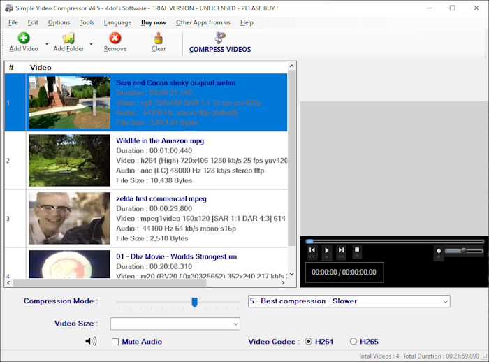 Windows 10 Simple Video Compressor full